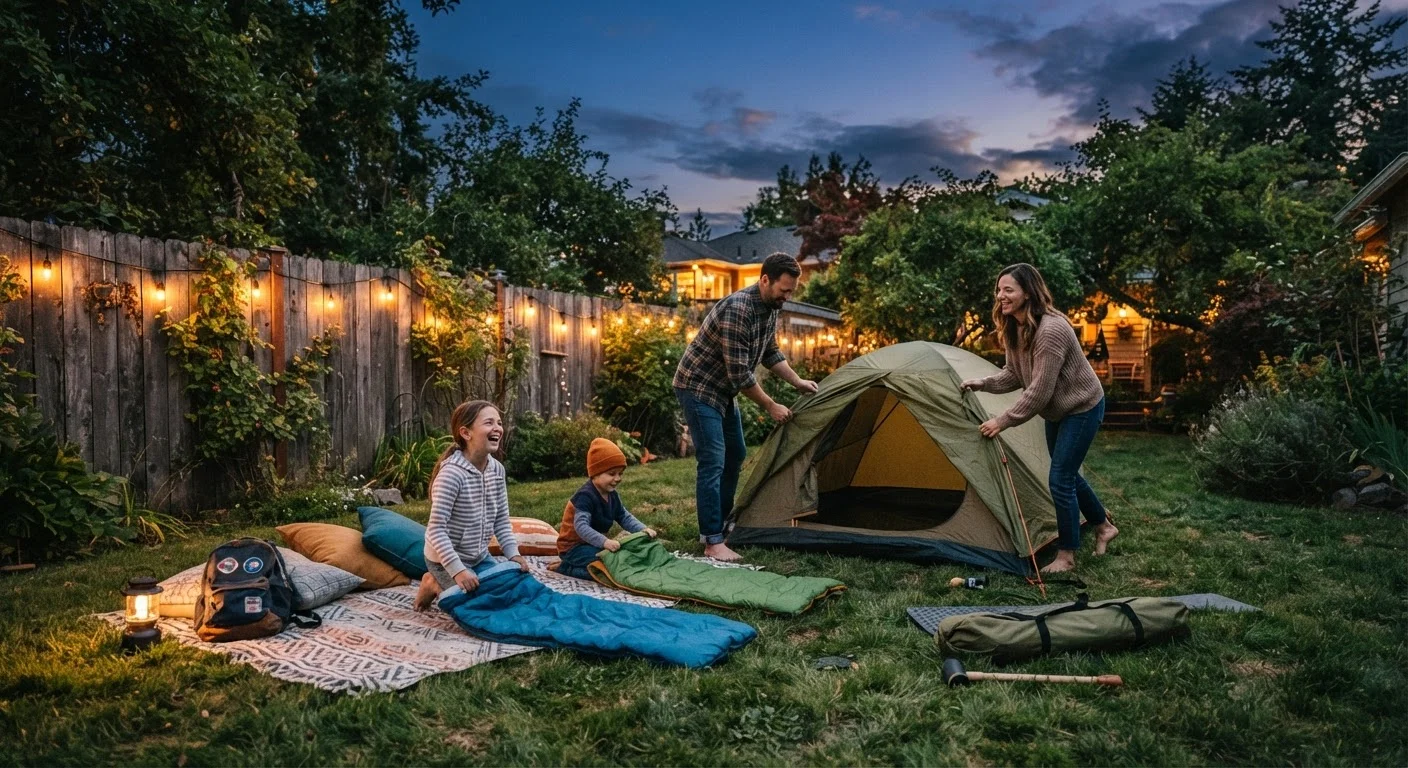 Backyard Campout: Turning One Night at Home Into a Real Adventure