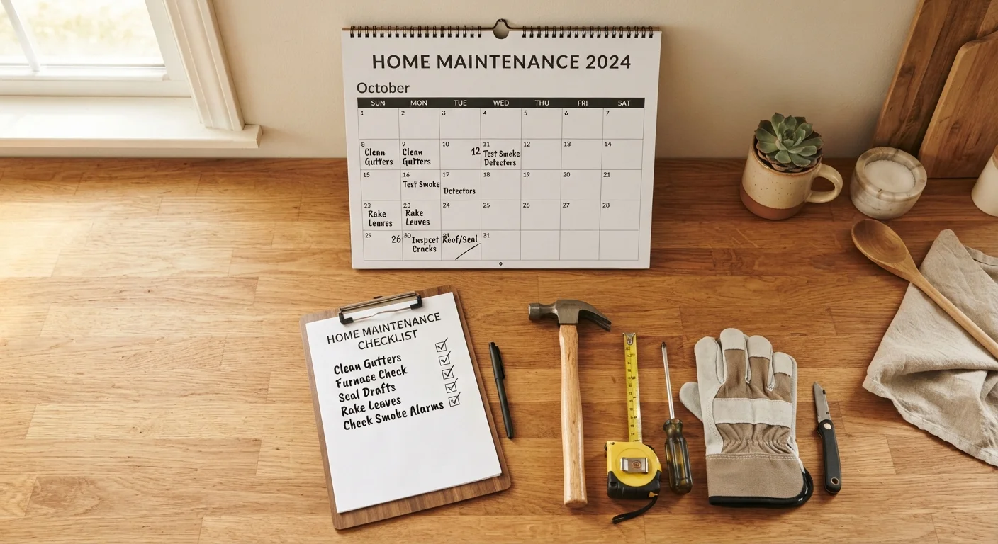 Making a Home Maintenance Calendar That Actually Prevents Costly Surprises